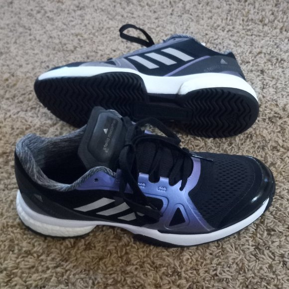 Nwt Adidas Stella McCartney Women Barricade Tennis Boost Shoes 8.5 - Picture 1 of 9
